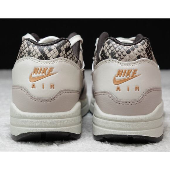 Nike Air Max 1 Snakeskin Light Orewood Brown Sneakers Womens Size 10 HF5338-100 - Picture 5 of 16